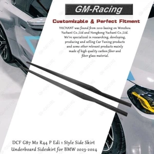 DRY Carbon G87 M2 R44 P Edi1 Style Side Skirt Underboard Sideskirt for BMW 23-24 - Picture 1 of 20