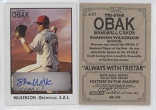 2010 TRISTAR Obak Auto Black /50 Shannon Wilkerson #A43 Auto