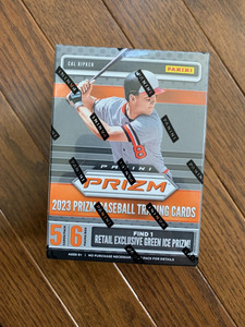 2023 Panini Prizm Baseball Blaster Box 6 Packs 30 Cards Green Prizm Exclusives