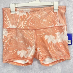 Pantalones Cortos de Bicicleta JoyLab Mujer Tiro Alto Elastizados Talla Mediana Rosa Puesta de Sol Floral Nuevos con Etiquetas - Imagen 1 de 9