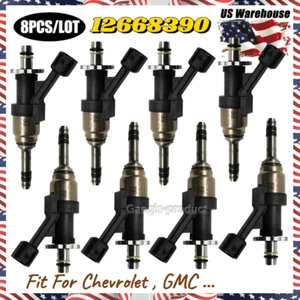 Set of 8 Fuel Injectors 12668390 for 14-18 Chevy GMC 1500 GM Trucks 4.3L 5.3L V8 - Picture 1 of 6
