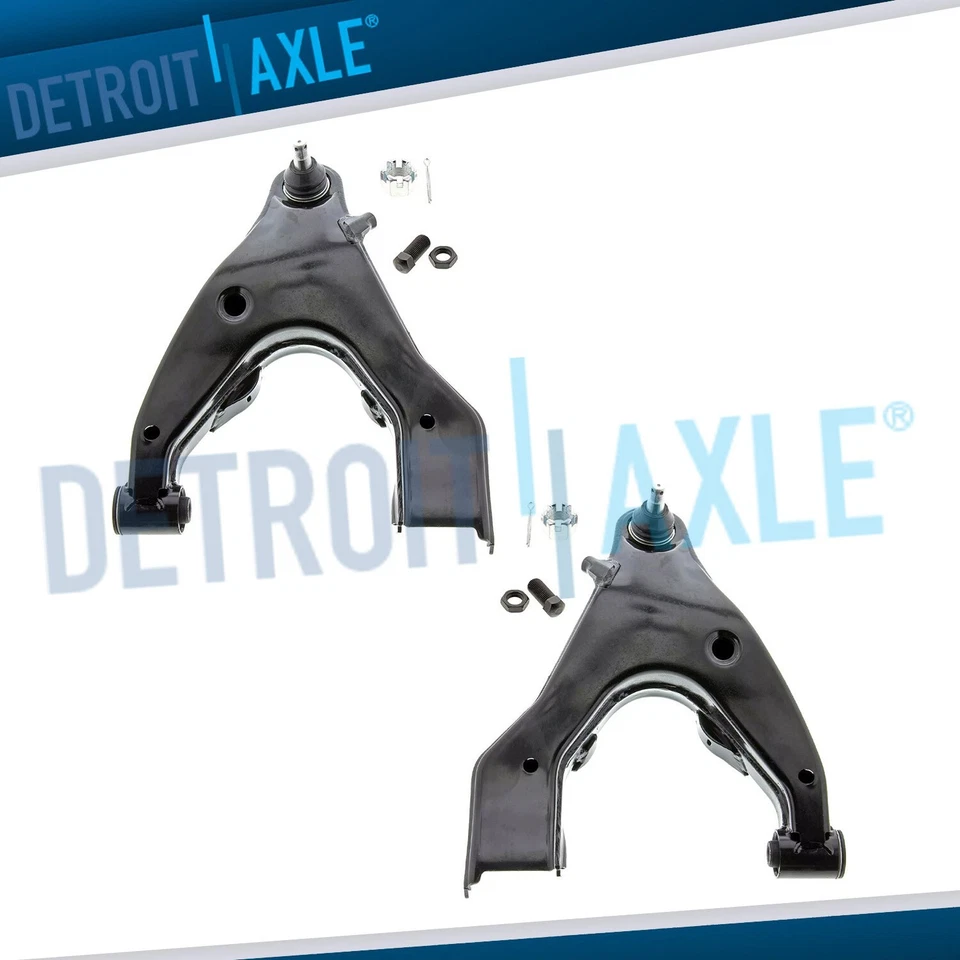 Par de brazos de control inferiores delanteros con rótulas para 1998-2007 LX470 Land Cruiser Foto 1 de 4