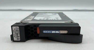 EMC 750GB 7.2K 3.5" SATA HDD w/Caddy, 005048777, 118032551 - Image 1 of 4