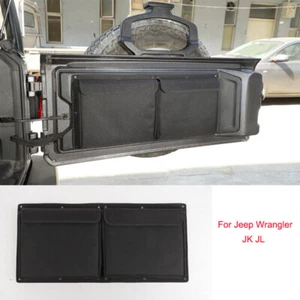 Car Rear Door Tailgate Tool Kit Oxford Bag Organizer For Jeep Wrangler JK JL - Foto 1 di 6