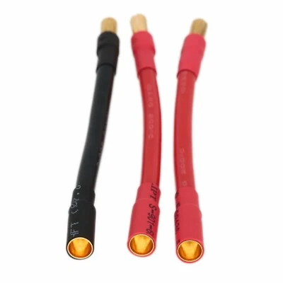 RC Brushless Motor ESC 10awg 4" Silicone Wire 5.5mm Female to 5.5mm Male bullets - Image 1 of 4
