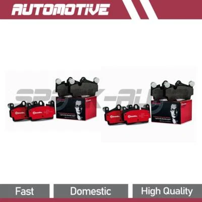 Brembo Front Rear Brake Pad Set For 2013 2014 2015 2016 Mercedes-Benz GL350 - Image 1 of 4