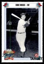 1990 TARGET DODGERS #525 EDDIE MIKSIS BROOKLYN DODGERS