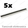 5 pz Connettori strip line 40 poli pin maschio L=6mm stripline separabili header
