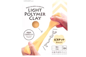 Daiso Light Polymer Clay Biscuit Soft Nendo Lightweight resin durable from Japan - Picture 1 of 9