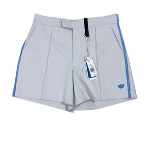 Adidas Women's Large Blue Version Grey/Blue Tennis Shorts with Pockets MSRP $150 - Picture 1 of 13