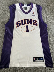 Reebok AMAR'E STOUDEMIRE PHOENIX SUNS No 1 Basketball Vintage Men Sz M Preowned - Picture 1 of 10