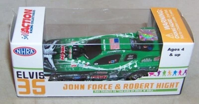 Coche divertido Mustang 35 aniversario john force castrol elvis 2012 acción 1:64 Foto 1 de 3