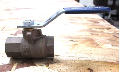 NIBCO SP-110 Brass Ball Valve 1/2" 600 WOG / 150 SWP Threaded NPT Lever Operated - Image 1 of 4