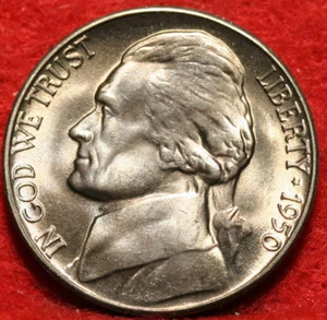 1950 D Jefferson Nickel Choice Brilliant Uncirculated - Picture 1 of 1