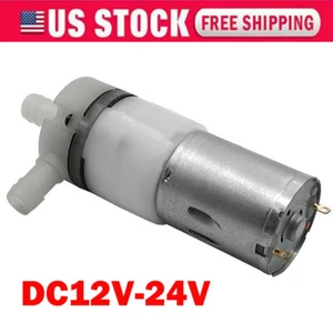 DC12-24V Micro 370 Diaphragm Self Priming Pump Water Suction Pressure Pump US - Picture 1 of 16