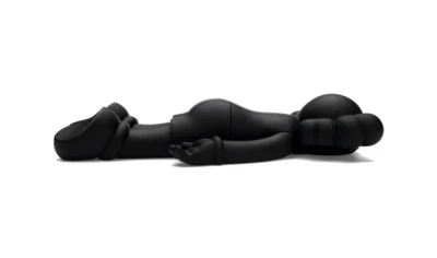 Kaws 'Companion' 2020 Black Vinyl Figure Open Edition - Image 1 of 4