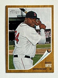 David Ortiz 2011 Topps Heritage #3 Boston Red Sox Legend HOF - Picture 1 of 2