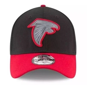 New Era Atlanta Falcons - 39Thirty Negro/Rojo En el Campo Gorra Ajustada Sombrero Med/Lrg Nuevo con Etiquetas - Imagen 1 de 11
