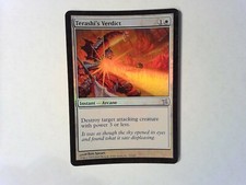Foil  Terashi's Verdict	 Betrayers of Kamigawa - Magic the Gathering MTG - White