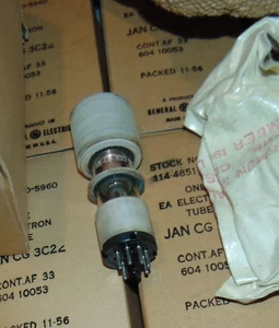 10) TEN NOS NIB JAN 3C22 CV999 GL3C22 GENERAL ELECTRIC TUBES PERFECT MATCHED SET - Picture 1 of 5
