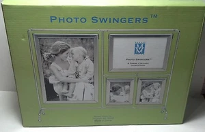 Market Vision "Photo Swingers" Frame Pewter Finish frame. 8 photos - Picture 1 of 3