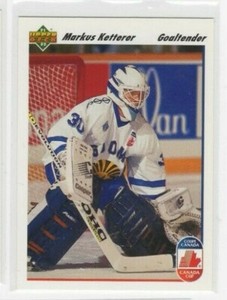 Markus Ketterer 91-92 Upper Deck Canada Cup #23 Finland