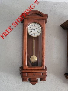 Hermle German BIM-BAM  wall clock with date (0546 ) - Picture 1 of 14