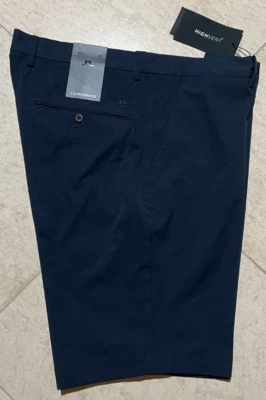 Pantalones Cortos J. Lindeberg Para Hombres Golf Vent GMPA06869 Azul Marino Talla 38 Nuevos con Etiquetas Foto 1 de 4