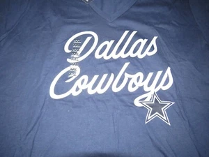 Dallas Cowboys NFL Team Apparel Fanatics V Neck Damen T-Shirt Gr. XXL Fan Neu - Bild 1 von 5