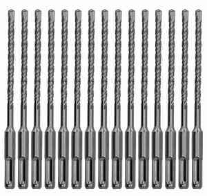 SDS Plus Rotary Hammer Drill Bit Set 5/32"X6" Carbide Drill Concrete Rock-15Pcs - Picture 1 of 8