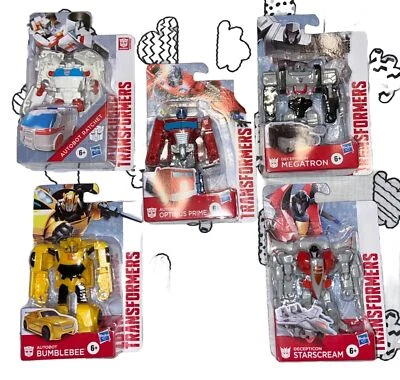 Película Transformers: Optimus, Bumblebee, Ratchet, Megatron y Starscream NUEVA 2017 Foto 1 de 4