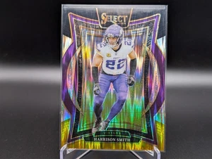 2024 Panini Select HARRISON SMITH #59 Concourse Black & Gold Shock Prizm - Picture 1 of 2