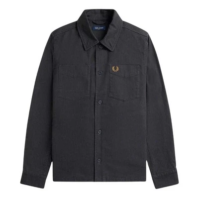 Fred Perry  Chaqueta Anchor Diseño Espiguilla para Hombre (SY3427) - Imagen 1 de 3