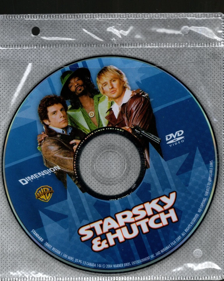 Starsky & Hutch (2004) DVD *DISC ONLY* = REGION 1 - Ben Stiller - Image 1 of 1