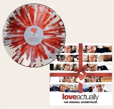 Love Actually - Candy Cane Red White Splatter on Transparent Vinyl 2LP Numbered - Image 1 of 3