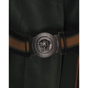 Rare versace medusa military khaki dress jacket - Picture 1 of 19