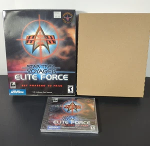 Star Trek Voyager Elite Force (PC, 2000) Activision Raven Big Box SEALED Game - Picture 1 of 9
