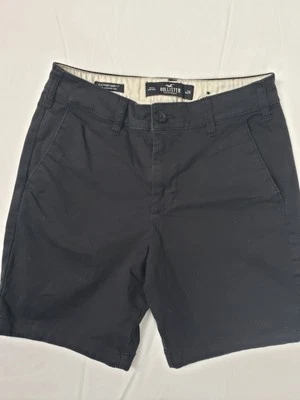Hollister California w28 Black Flat Front 7" Epic Flex Shorts - Image 1 of 4