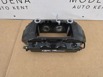 Alfa Romeo 4C Brembo 305mm Front Caliper Driver Side Right Gloss Black 77366766 - Image 1 of 4