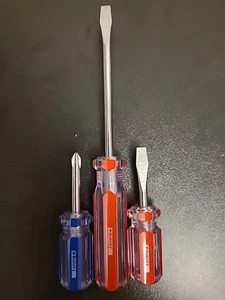 Budget Aspanga Schraubendreherset – Schlitz & Kreuzschlitz – 3-teilig, verchromt - Bild 1 von 4