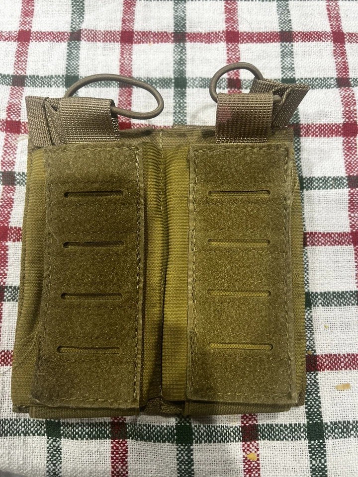 Double MOLLE Accessory Bag Nylon Magazine carrier Tactical  military two pouches - Image 1 of 4