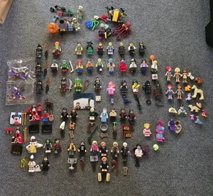 Bulk lot of Lego minifigures (60+) and minifigure parts and accessories - Picture 1 of 16