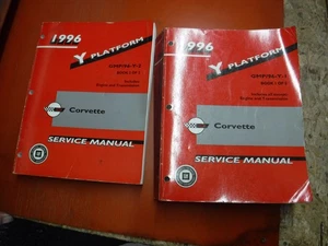 Chevrolet Corvette 1996 original 2 volúmenes manual de servicio de fábrica - Imagen 1 de 17