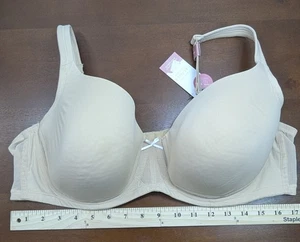 Reggiseno donna nuovo con etichette Cacique Lane 44D Bryant marrone pizzo floreale balconcino ferretto nuovo - Foto 1 di 6