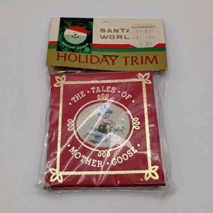 Libro miniatura de colección adorno de Navidad Los cuentos de la madre ganso Kurt Adler - Imagen 1 de 10