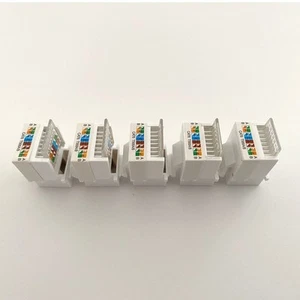 RJ45 Coupler Inline Adapter Keystone, Connector for CAT6 Cable Extender - Afbeelding 1 van 8