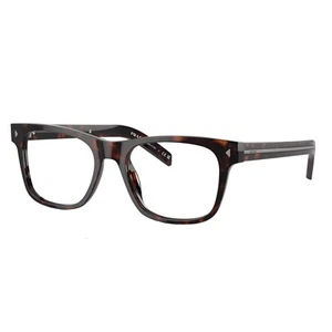 Prada PR A13V 17N1O1 Radica Tortoise Plastic Pillow Eyeglasses 52mm - Picture 1 of 3