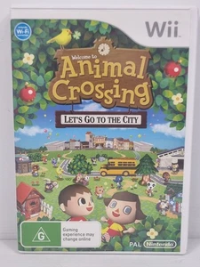 Animal Crossing Let's Go To The City Nintendo Wii Complete With Manual PAL - Picture 1 of 3