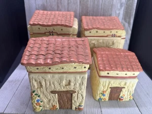 Vintage House of Llyod 1991 Set 4 Kanister Southwestern selten 8",7,5",7",5" hoch - Bild 1 von 24