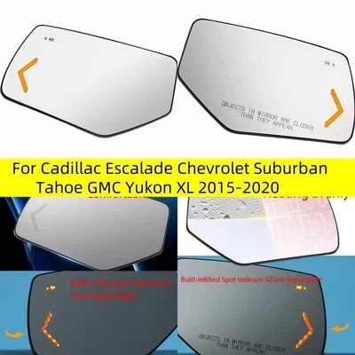 Espejo retrovisor izquierdo derecho con vidrio observador térmico para Chevy Silverado GMC Yukon XL 1500 Foto 1 de 4